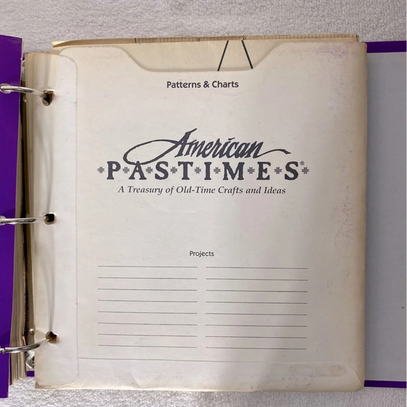 Vintage American Pastimes A Treasury Of Old Tome Crafts & Ideas Activity Binder - Picture 7 of 14